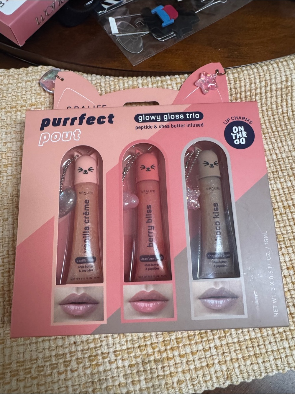 SpaLife Purrfect Pout Glowy Gloss Trio
